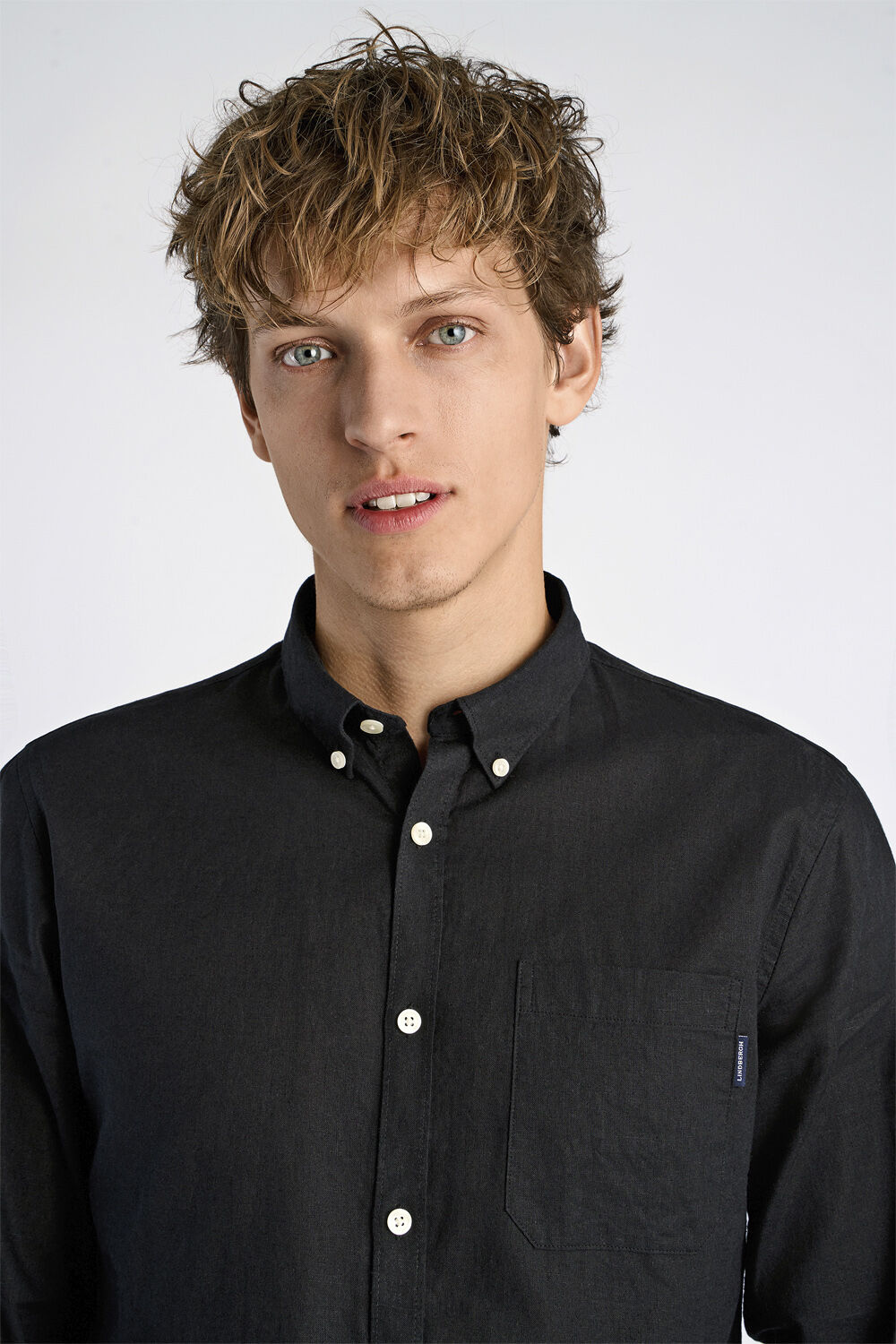 Cotton/linen shirt L/S