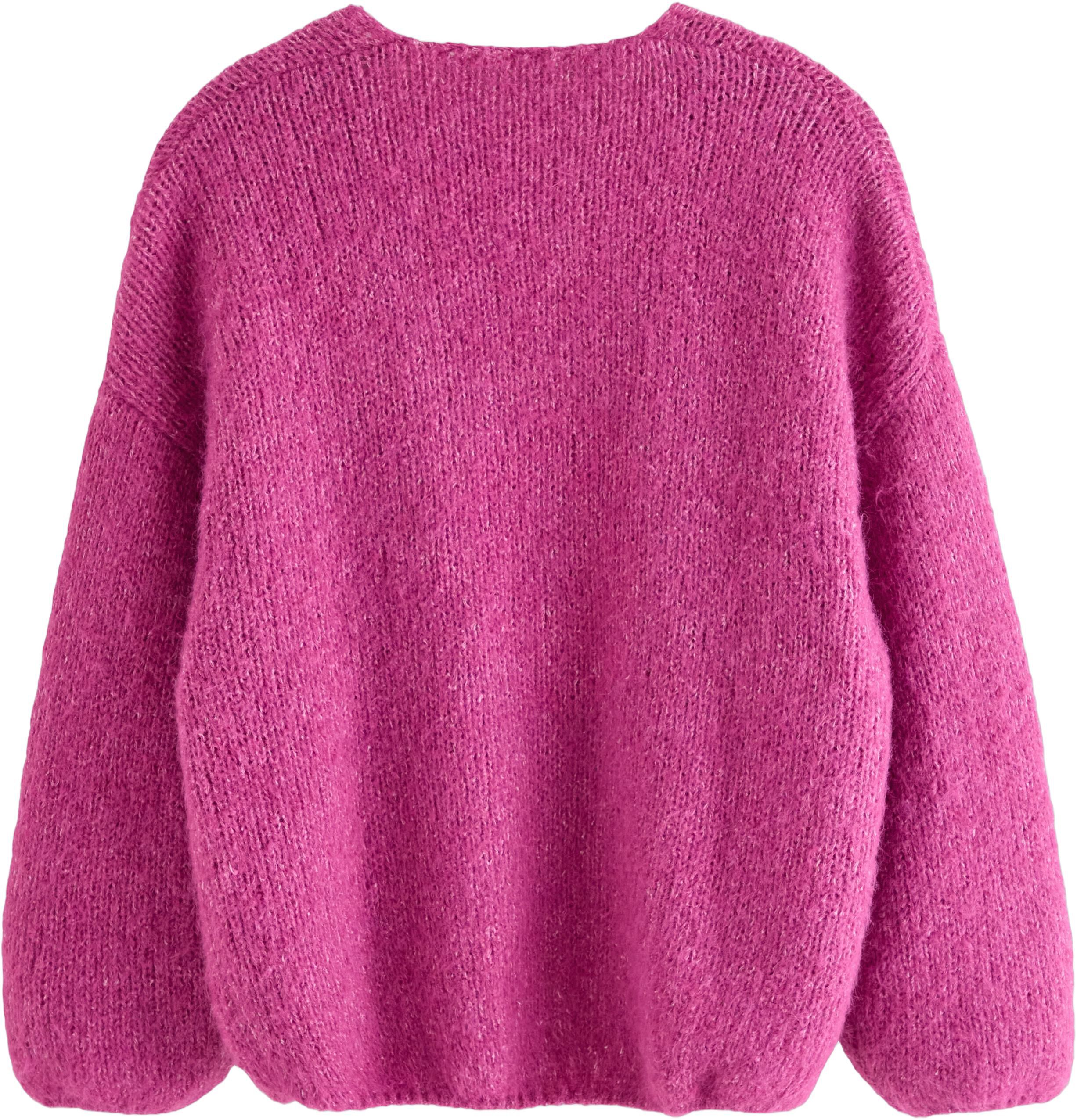 Soft and cosy knitted cardigan with