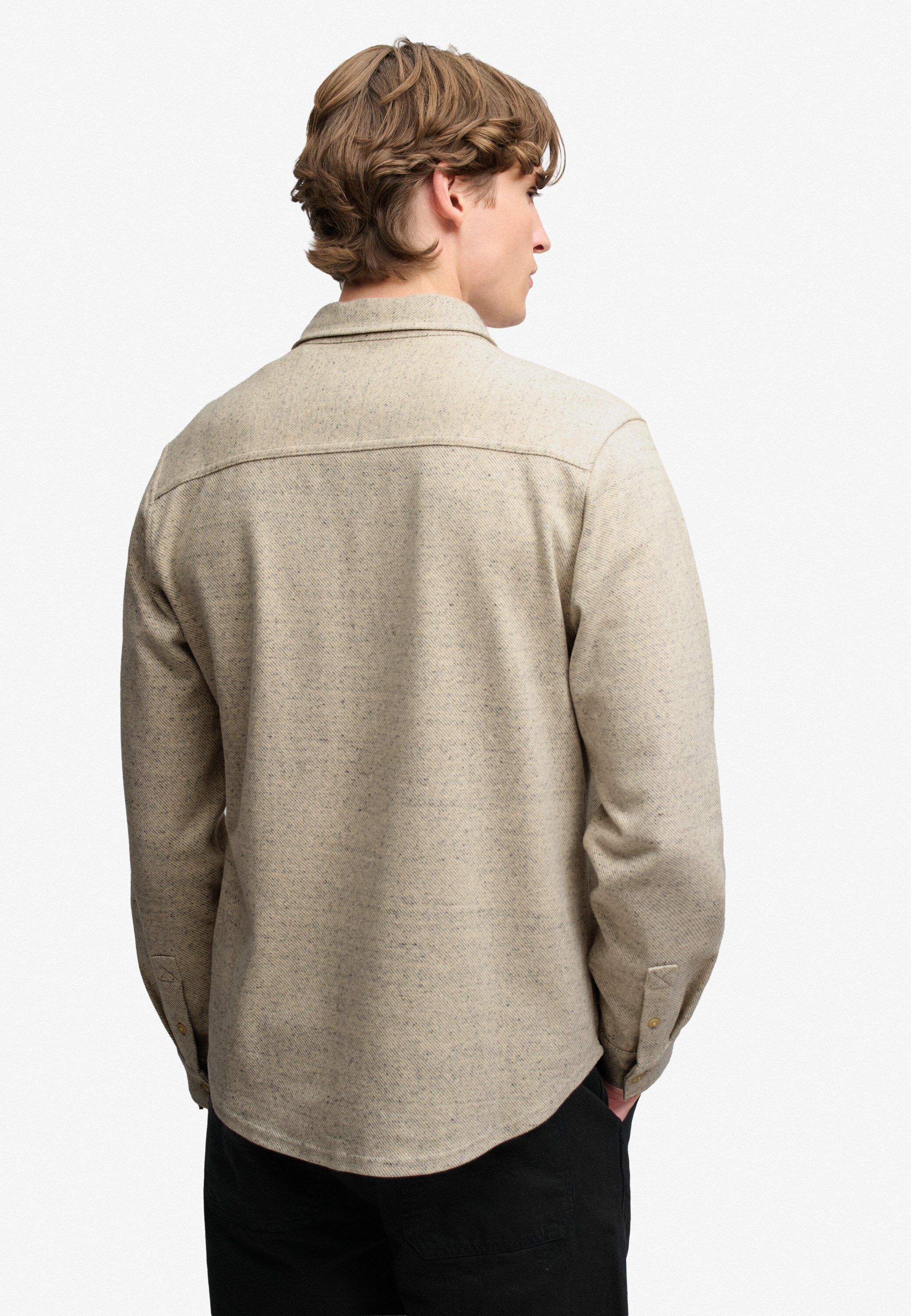 TWILL TWEED JERSEY SHIRT