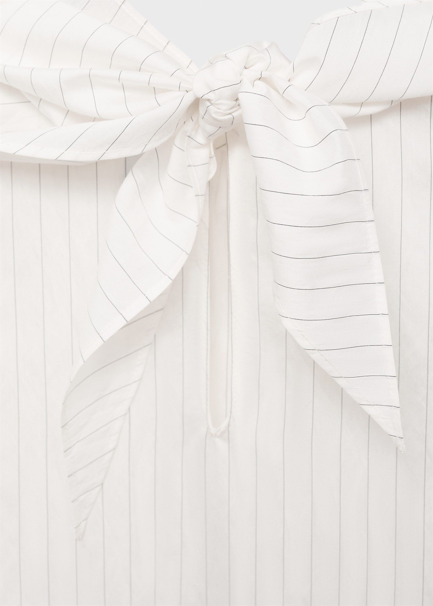 Striped handkerchief blouse