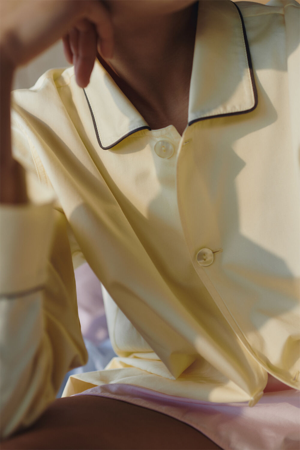 Outline Pyjama L/S Shirt-S/M-Soft y