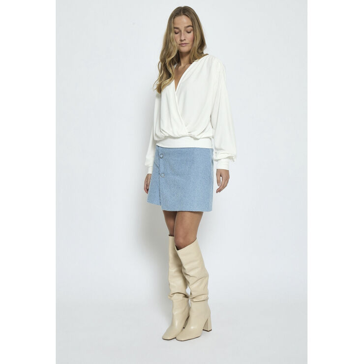 Gasia Modal Wrap Blouse