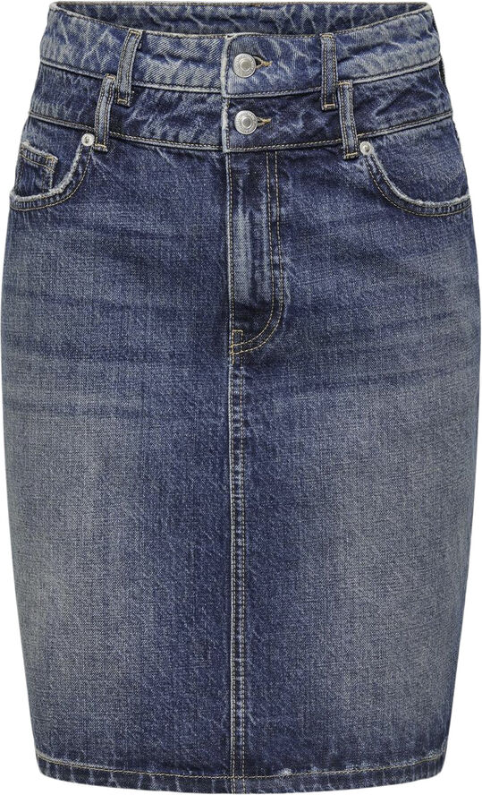 ONLJACKY HW DOUBLE WB DNM SKIRT DOT