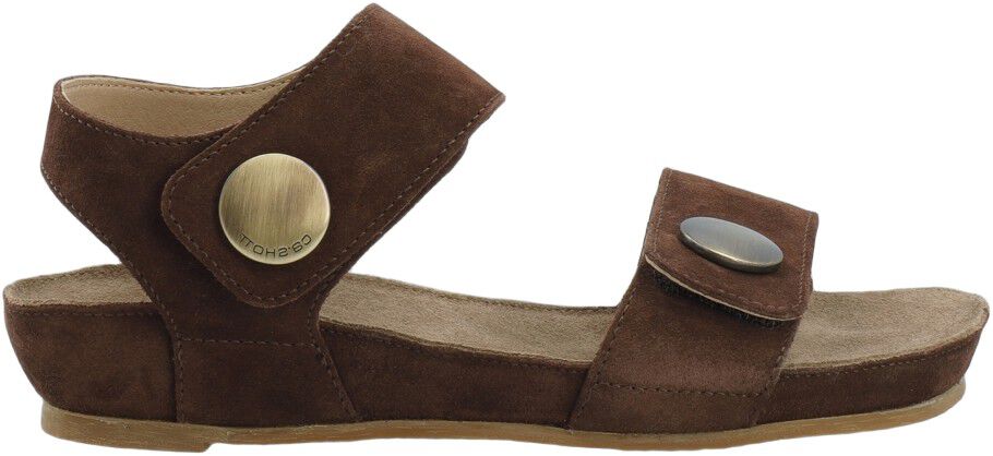CASAVA Button Sandal Suede