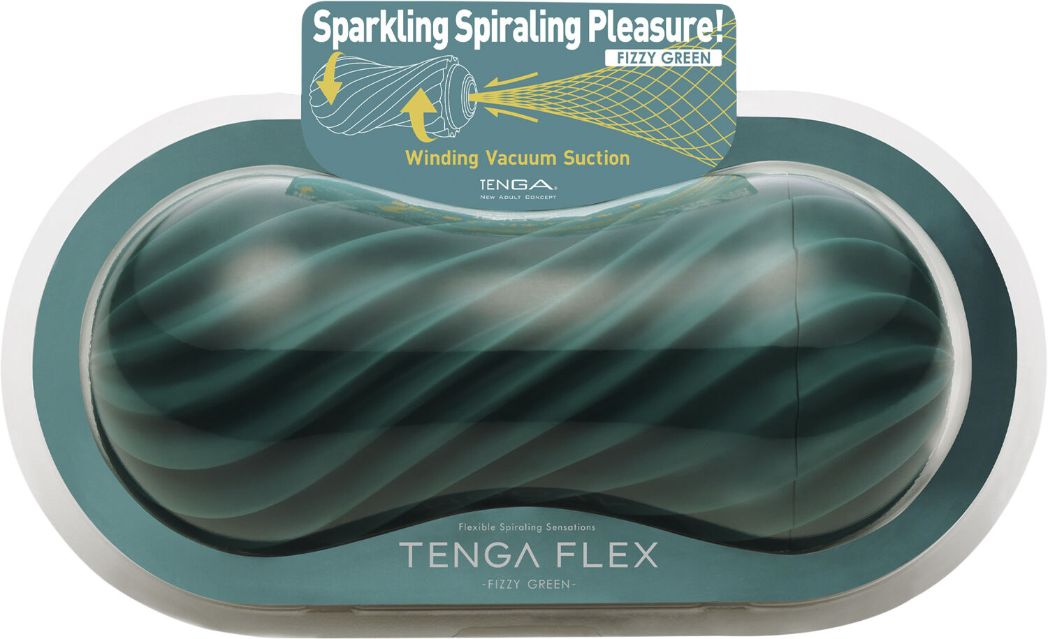 TENGA - FLEX II FIZZY GREEN