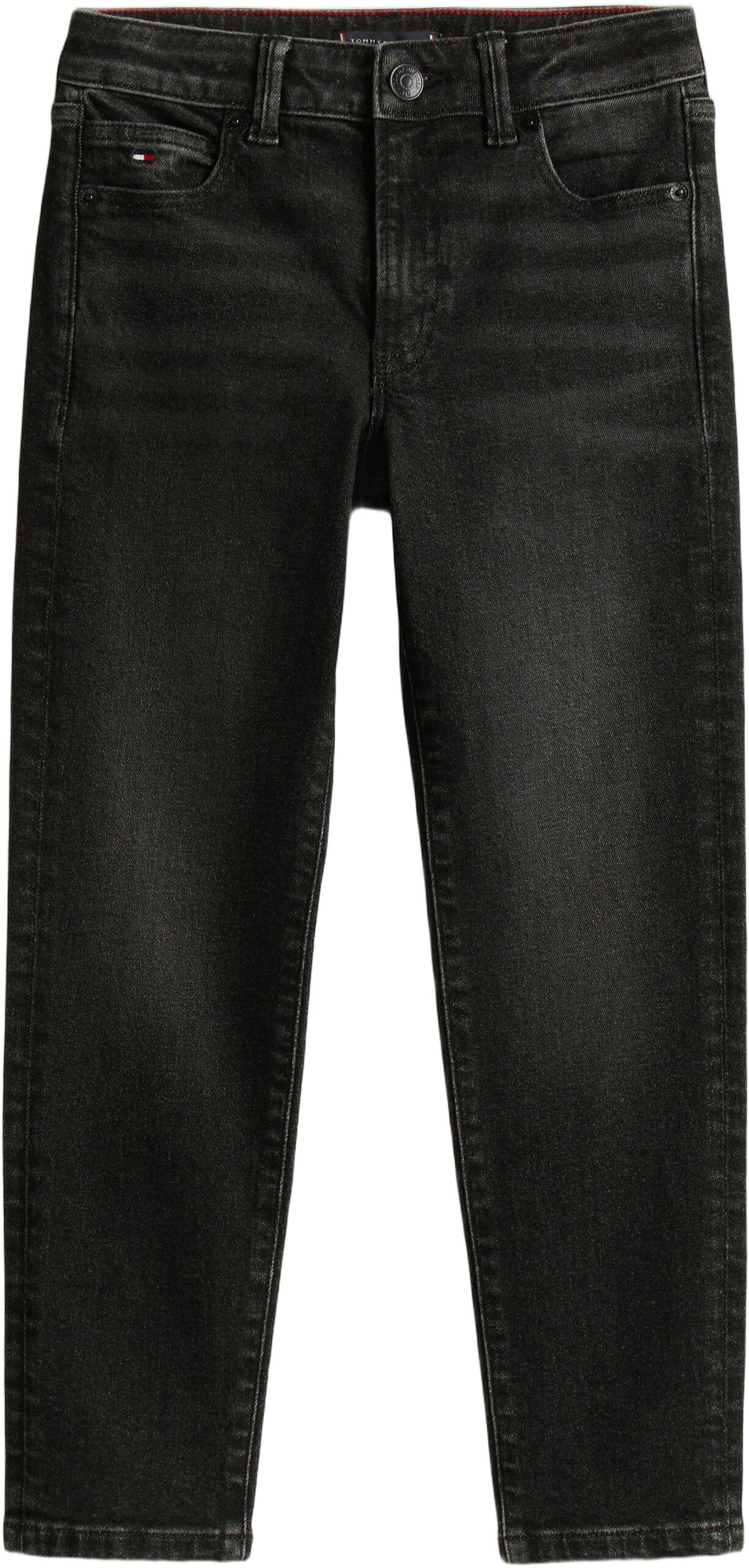 MODERN STRAIGHT WASHED BLK DENIM