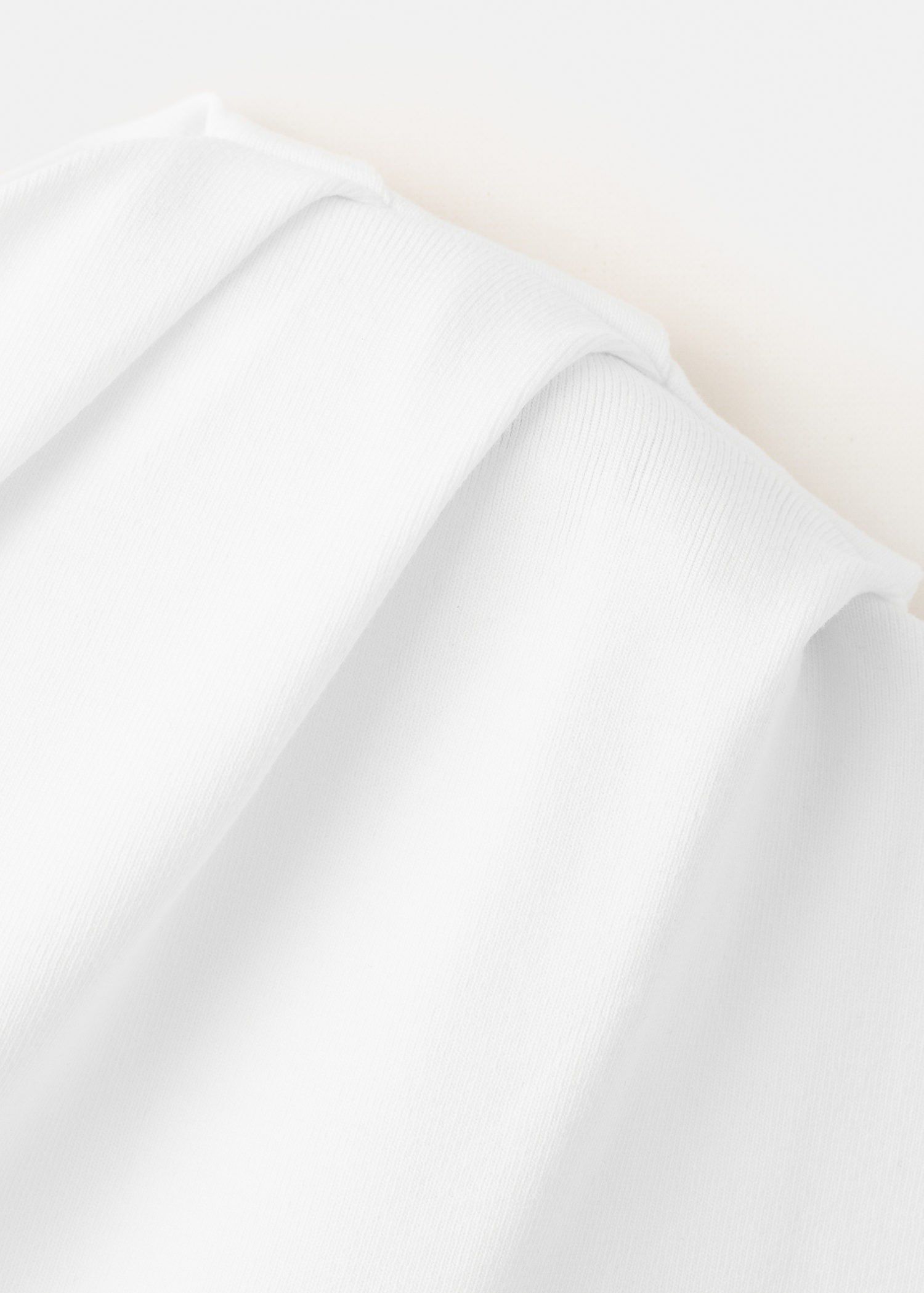 Asymmetric ruched top