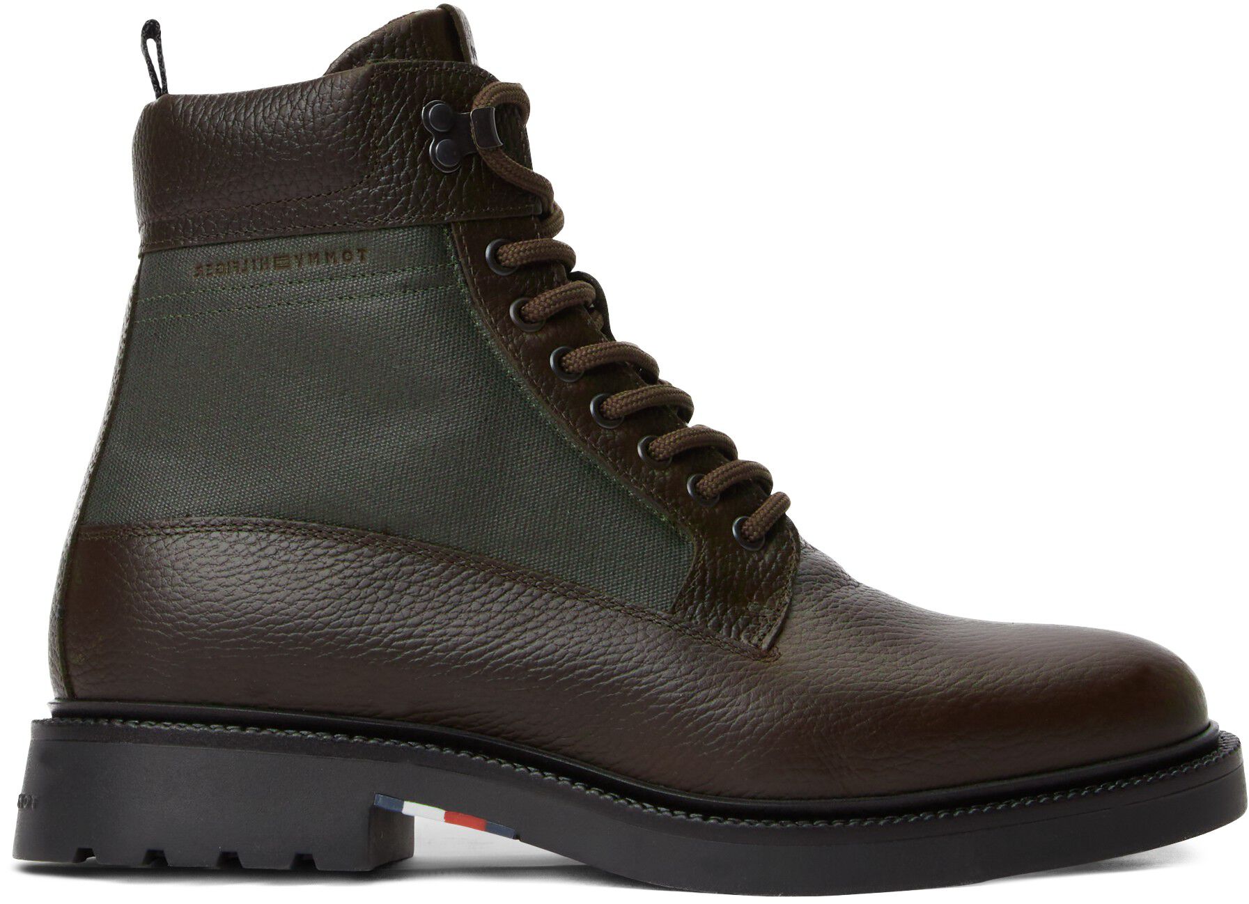 Leather Waterproof Cleat Lace-Up Boots