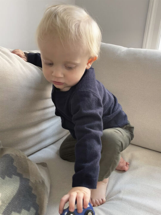 Strikka RWS wool & cashmere baby cardigan