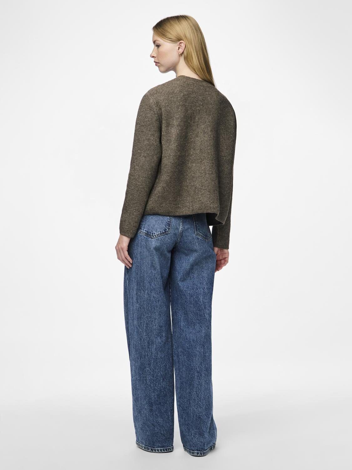 Pcsilly Ls Rev Tie Knit Noos Bc