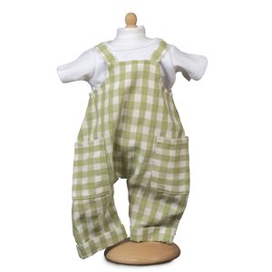 OVERALLS. T-SHIRT, GR&Oslash;N T
