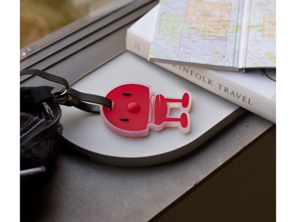 Hoptimist Bag tag Red