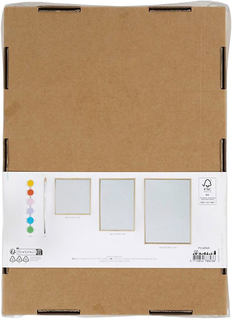 Malerplade Mix, colorful