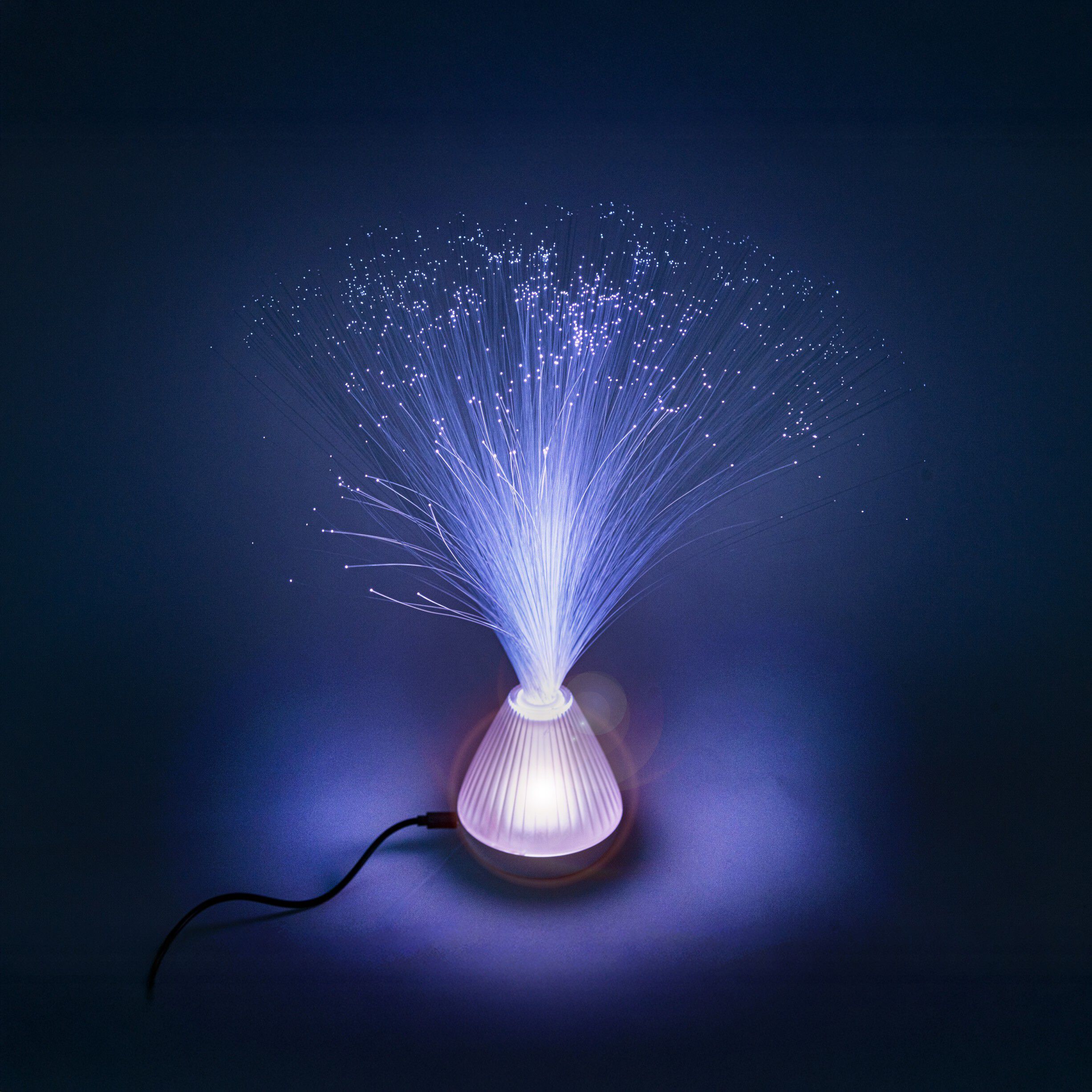 FIBEROPTISK LAMPE 33 cm