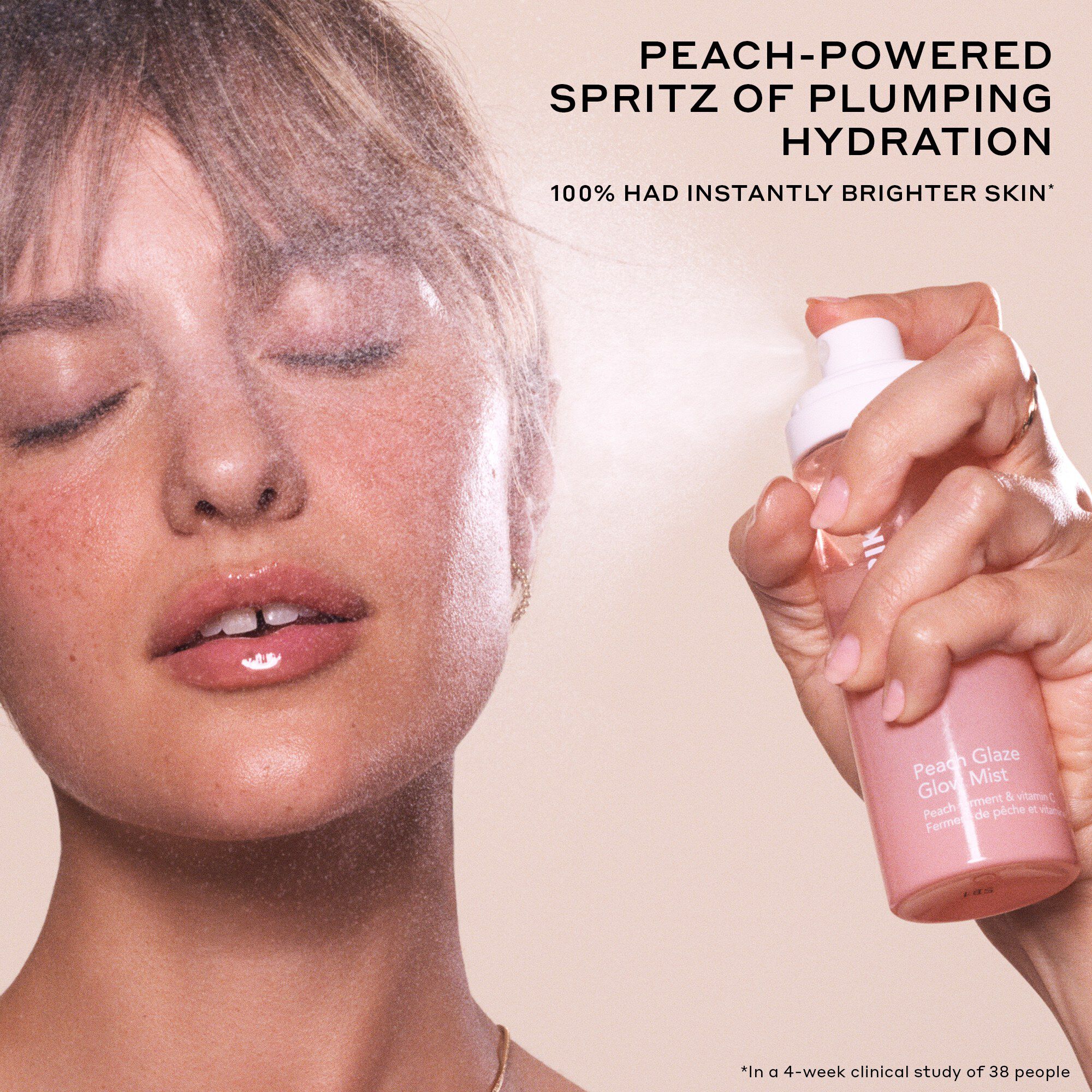 TRUTH Peach glaze glow mist