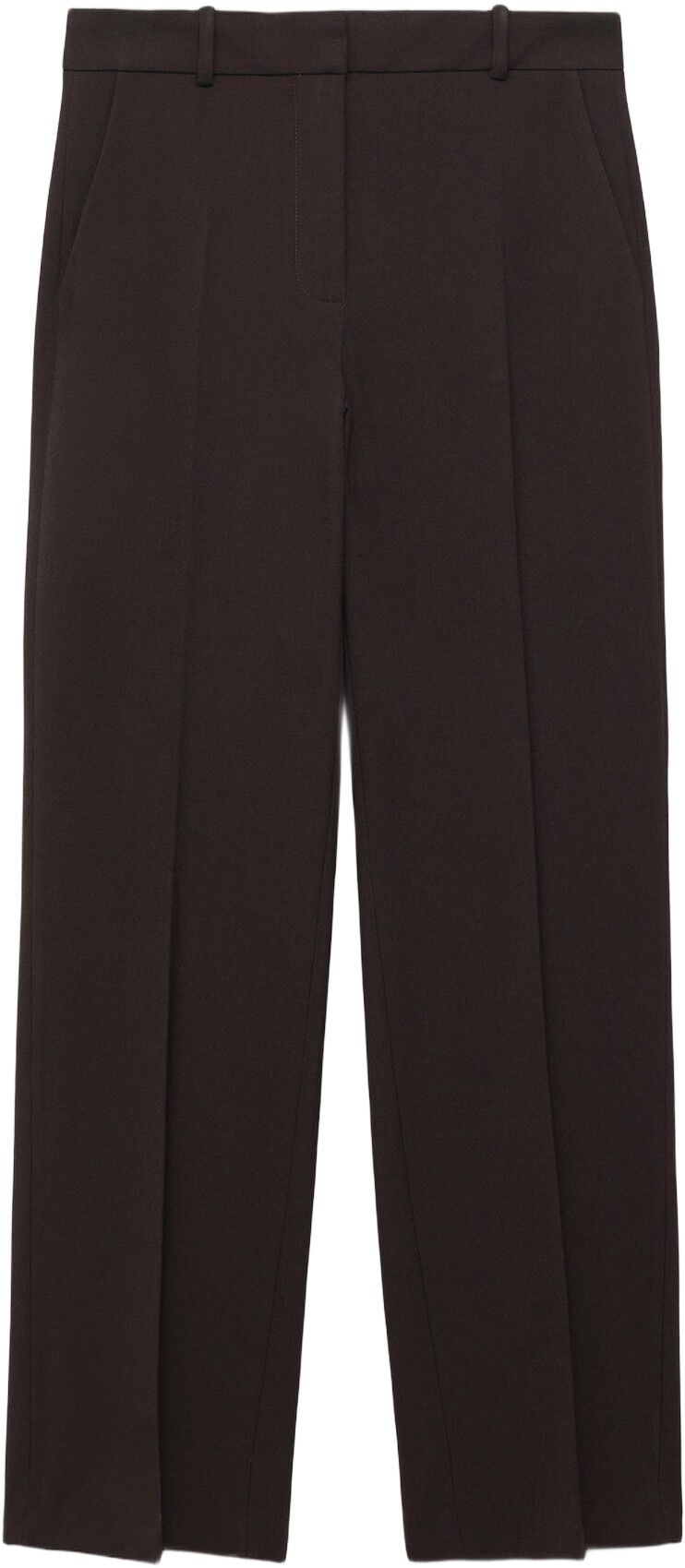 Straight-fit suit trousers