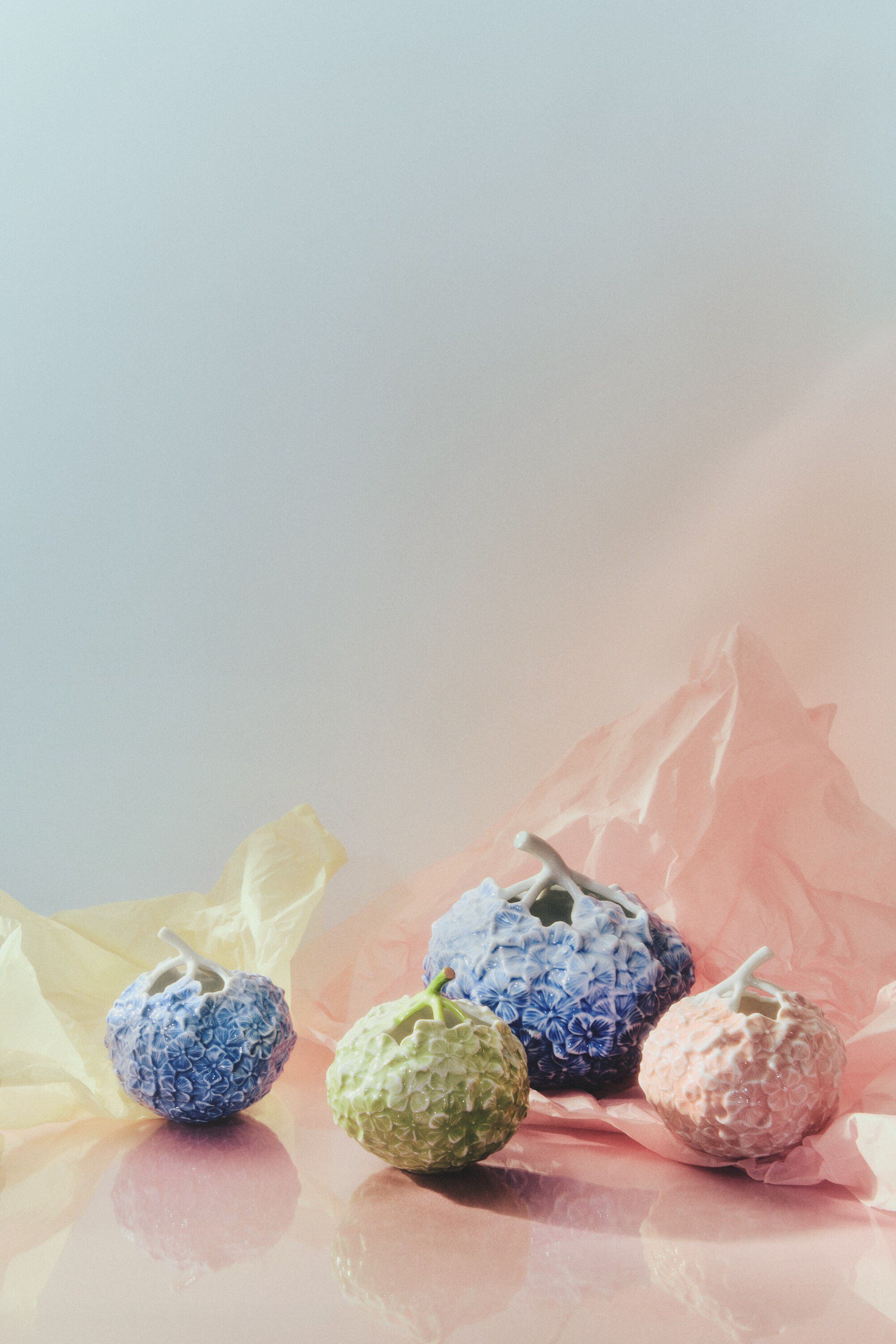 Hortensiavase bl&aring; 15cm