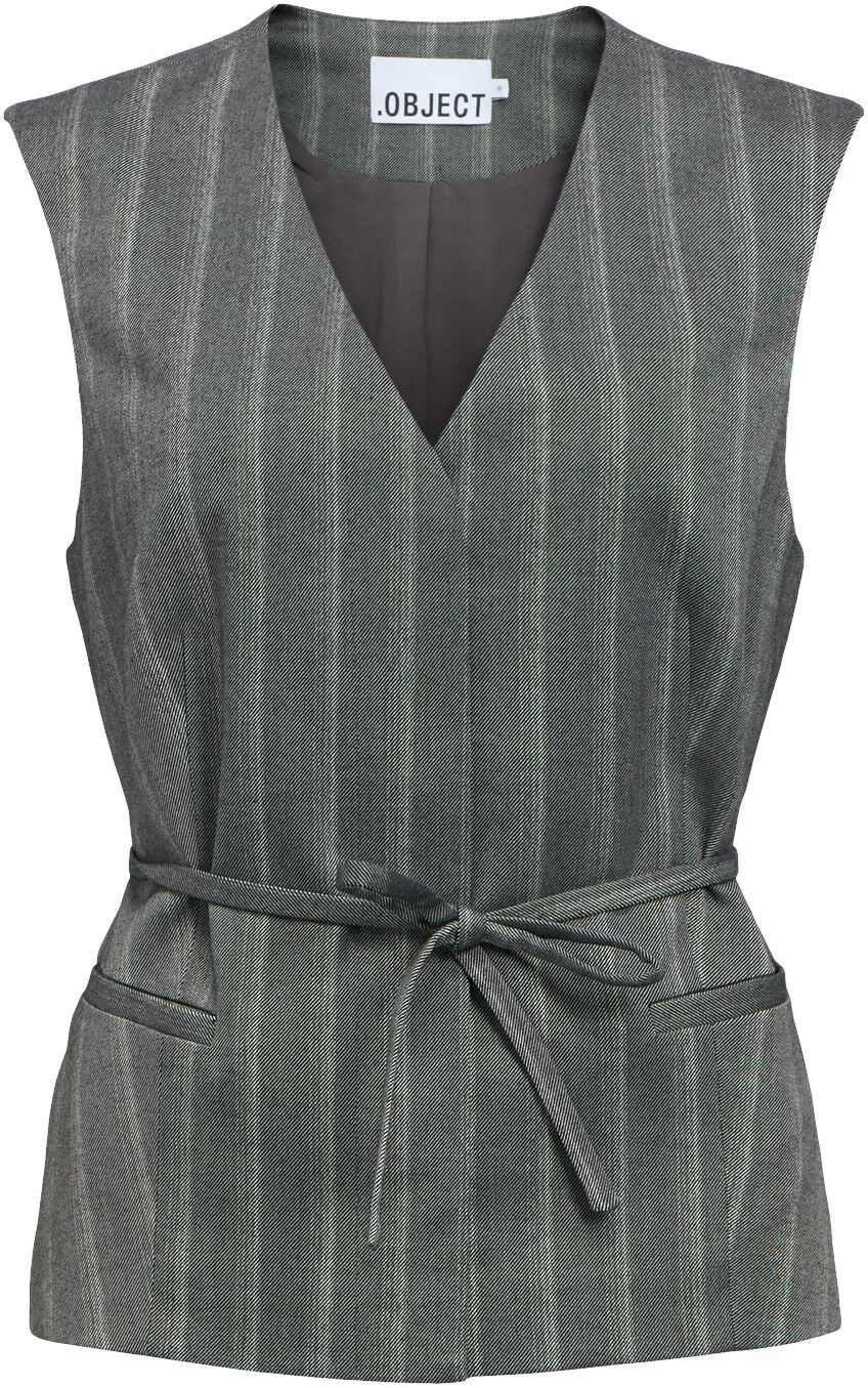 Objlisa Re Tie Waistcoat Aop Noos