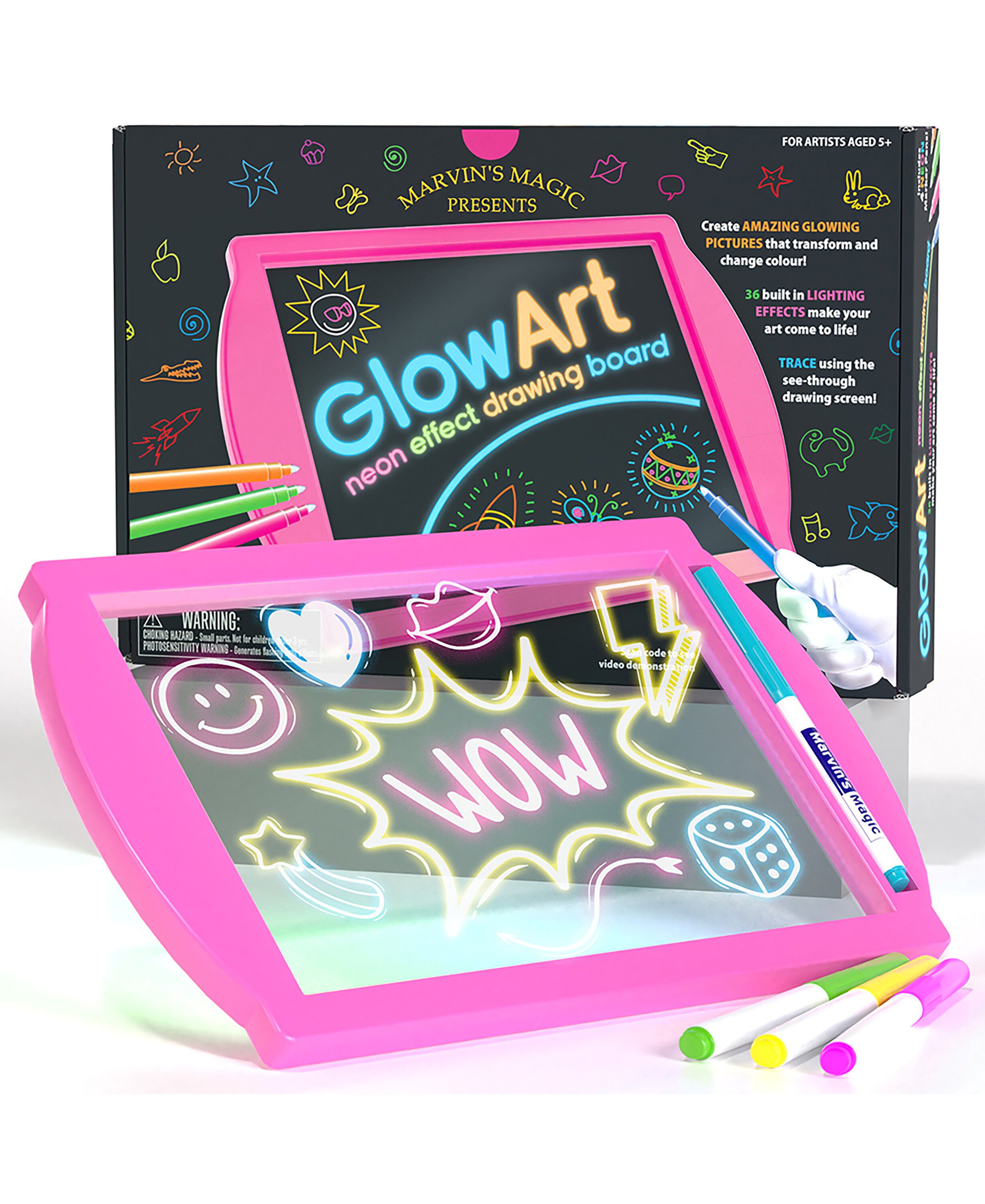 Marvins Magic - Glow Art - Pink