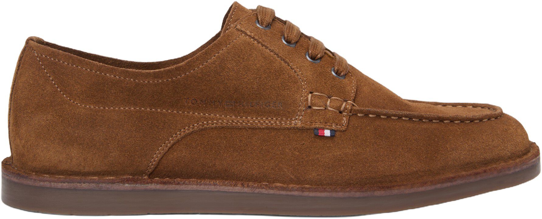 HILFIGER STITCHDOWN SUEDE DERBY