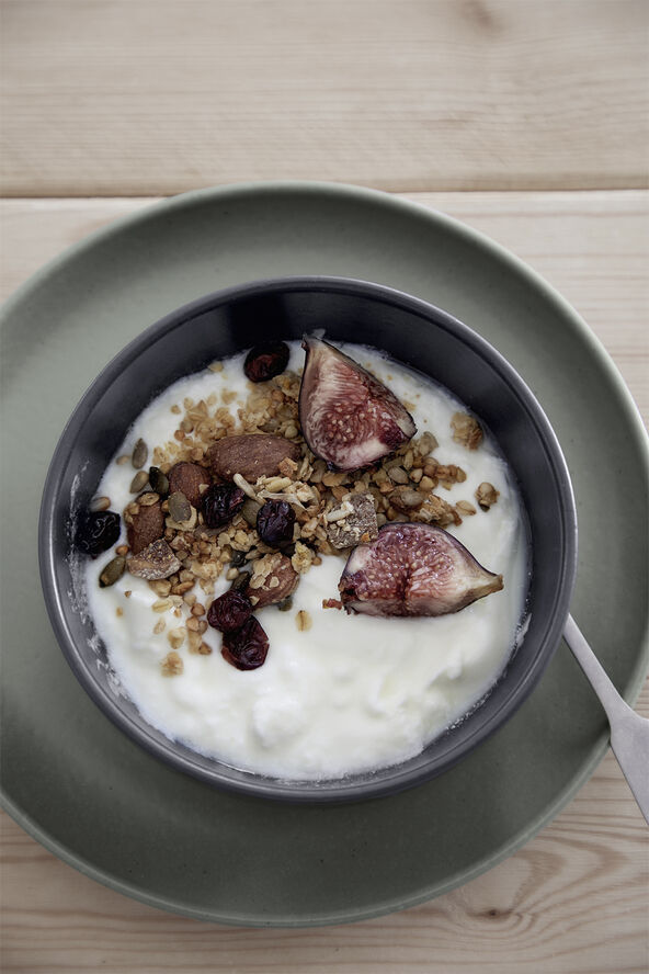 "Skål Pacifica 15 x 6 cm Seed grey Keramikk"