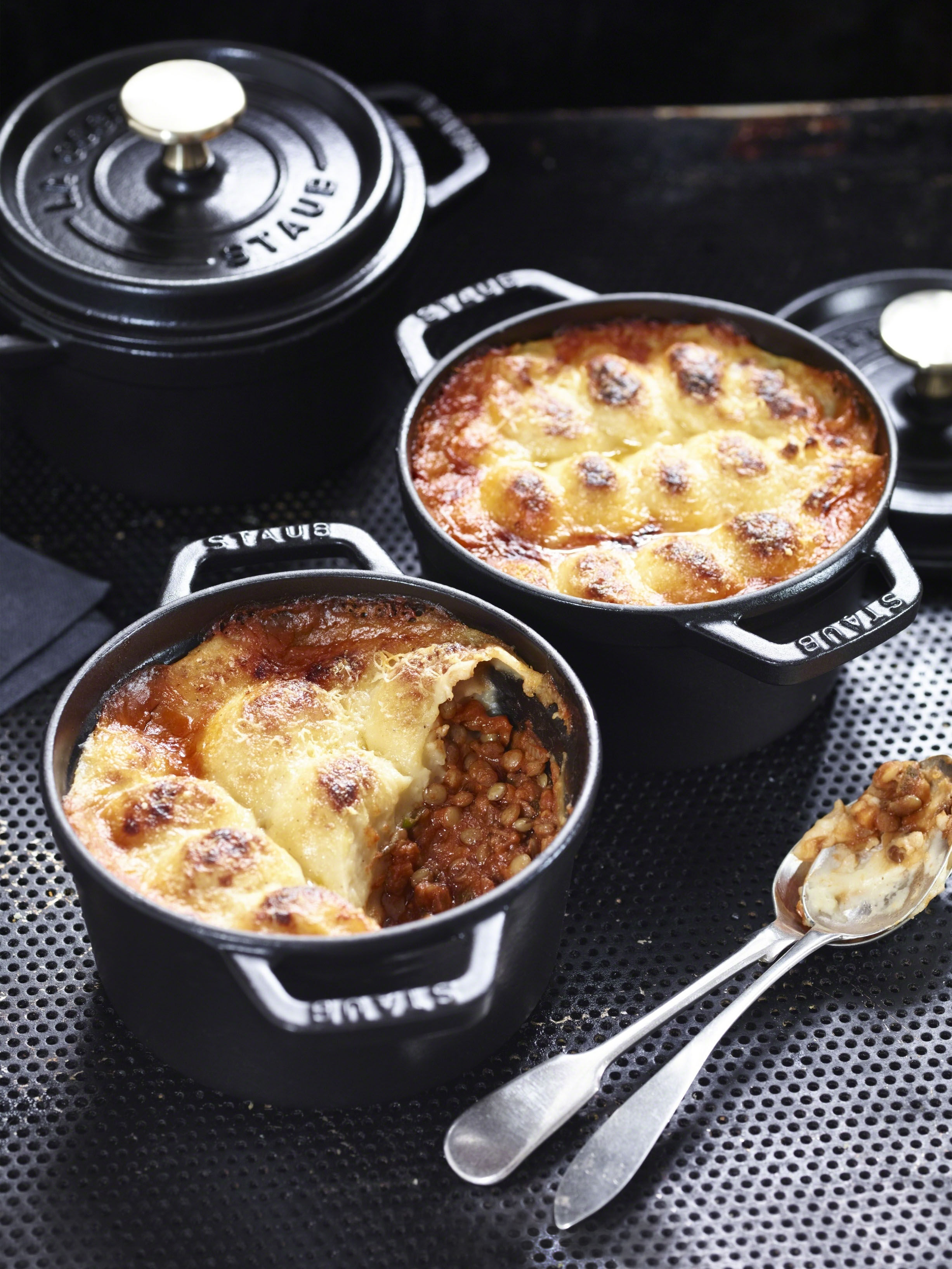 Minigryta 10 Svart Rund Gjutj&auml;rn