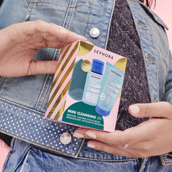 MINI KIT DE NETTOYAGE VISAGE  - Set för ansiktsrengöring + 1 tillbehör