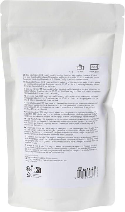 Soyavoks, Til fritstående lys, 250g.