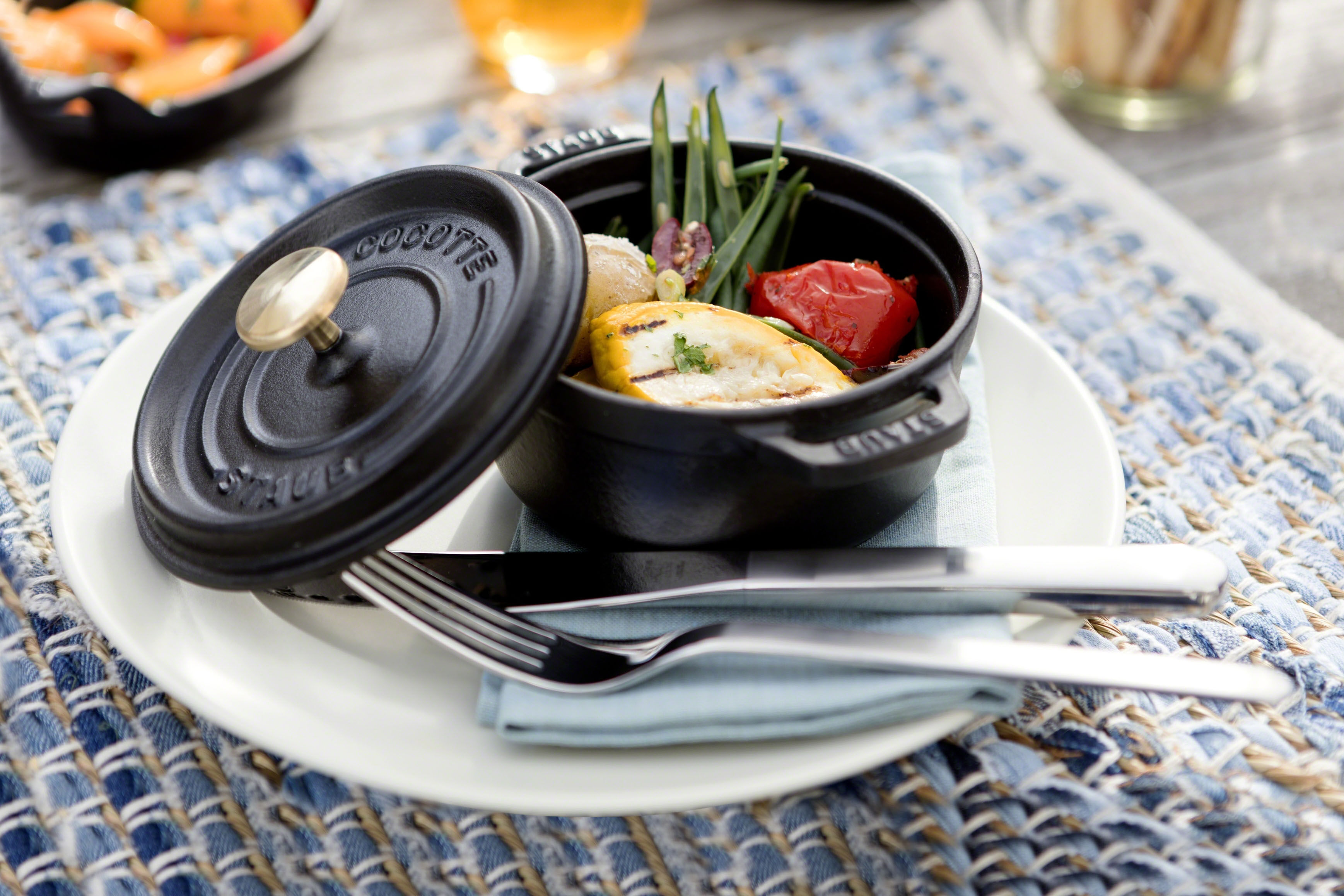 Minigryta 10 Svart Rund Gjutj&auml;rn