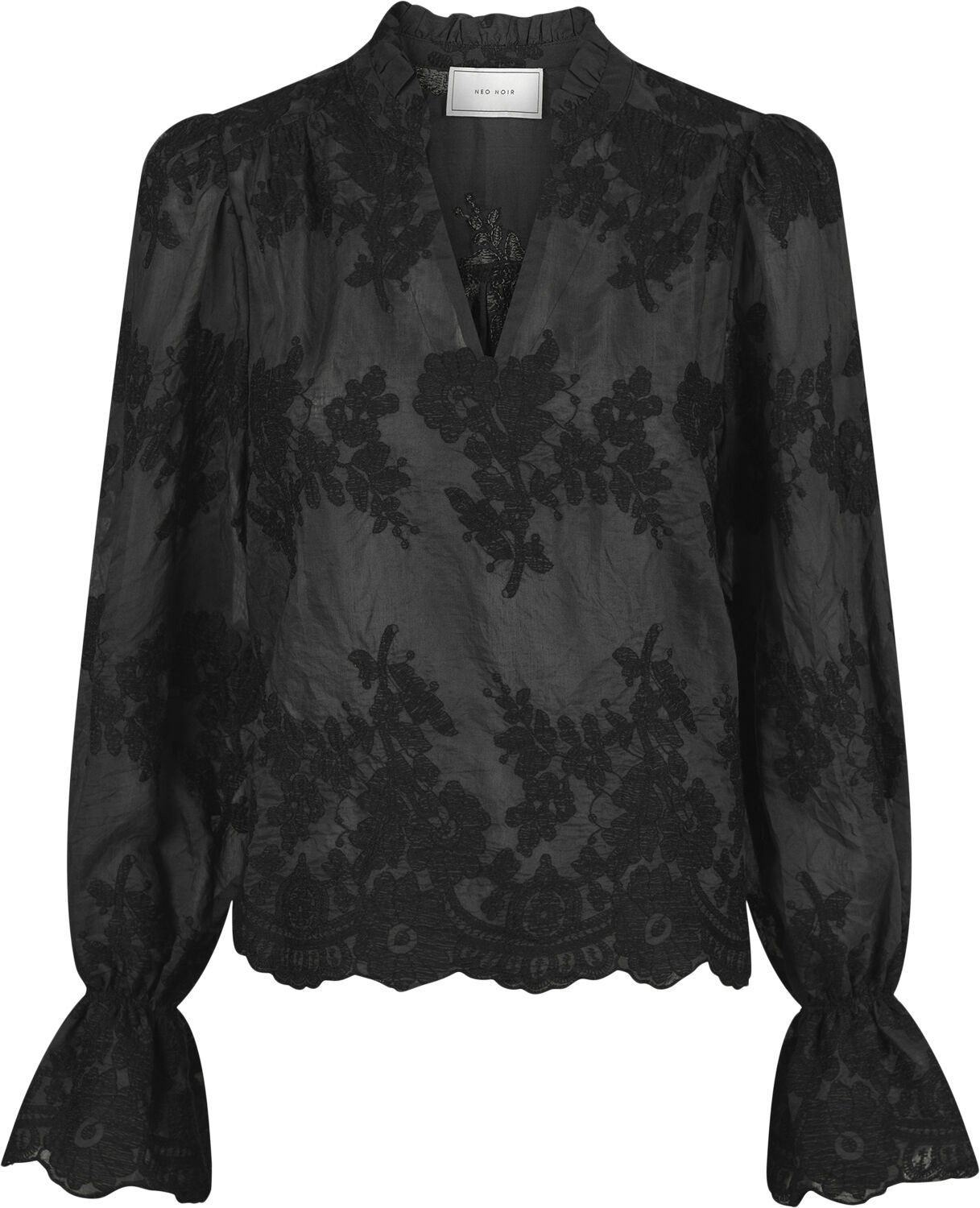 Amara Big Embroidery Blouse