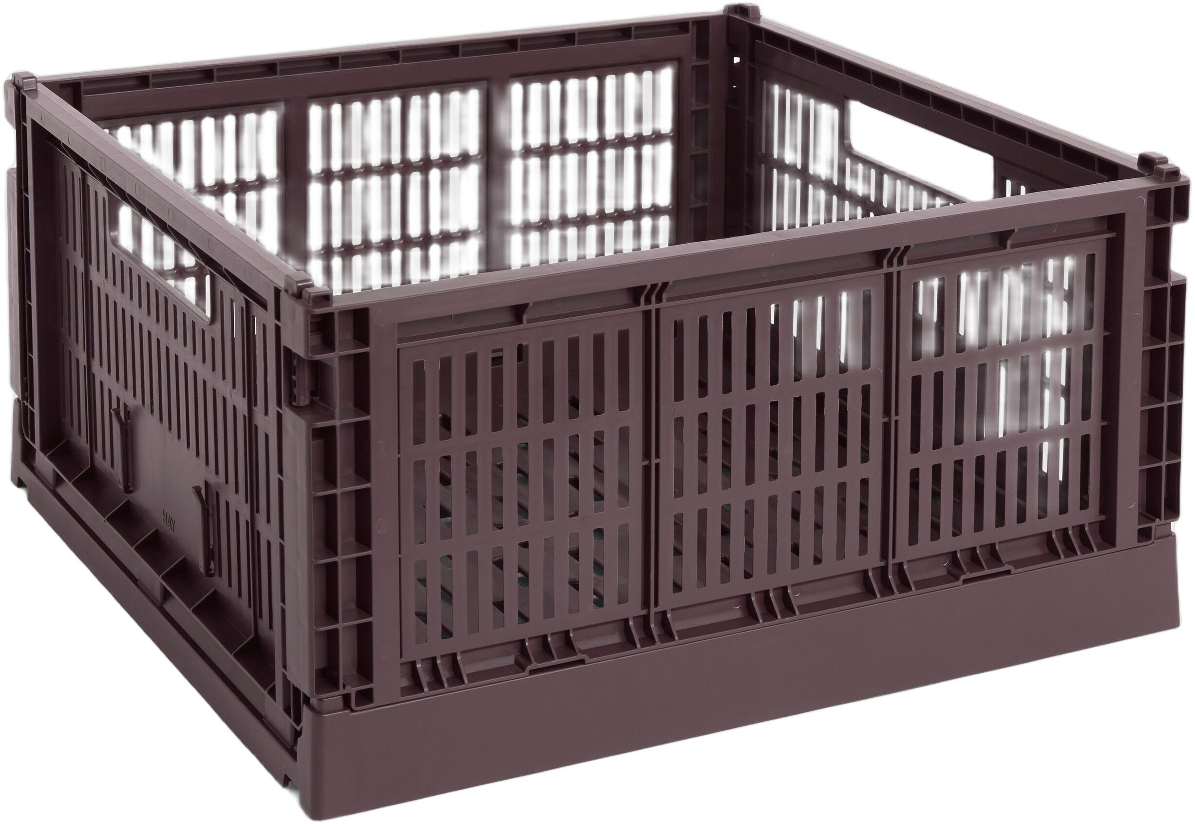 HAY Colour Crate-Large Square-Bordeaux
