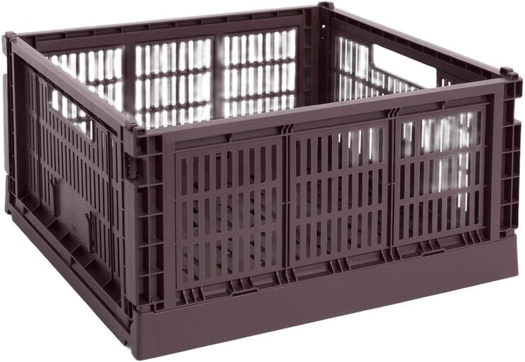 HAY Colour Crate-Large Square-Bordeaux