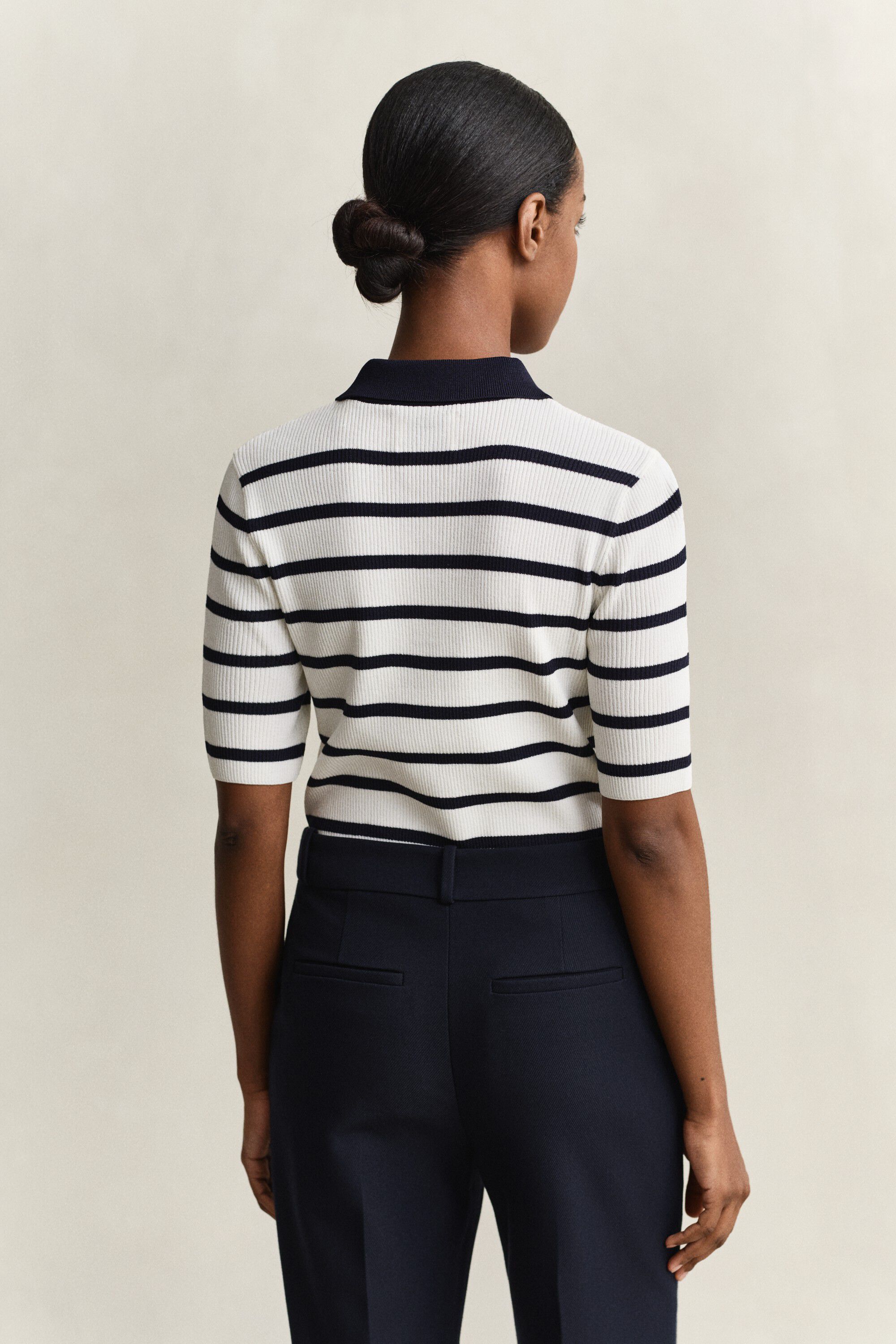 STRIPED KNIT RUGGER