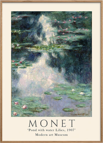 Claude Monet - Pond with lilies