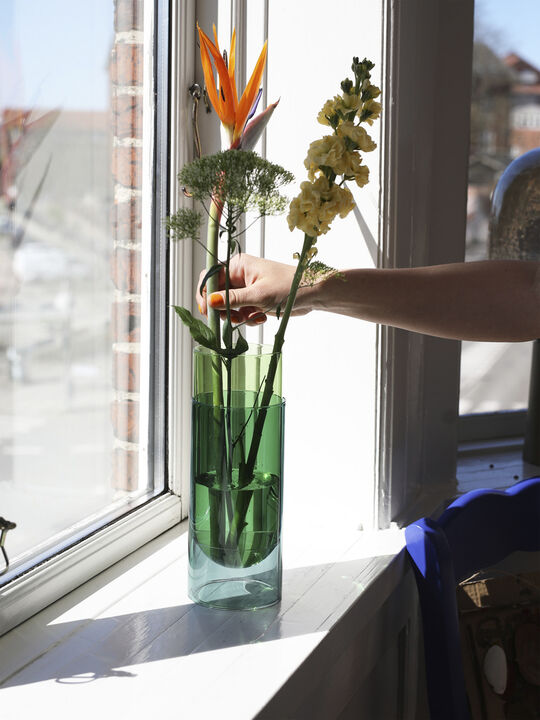 BOUQUET TUBE, LARGE, GREEN, 95270G