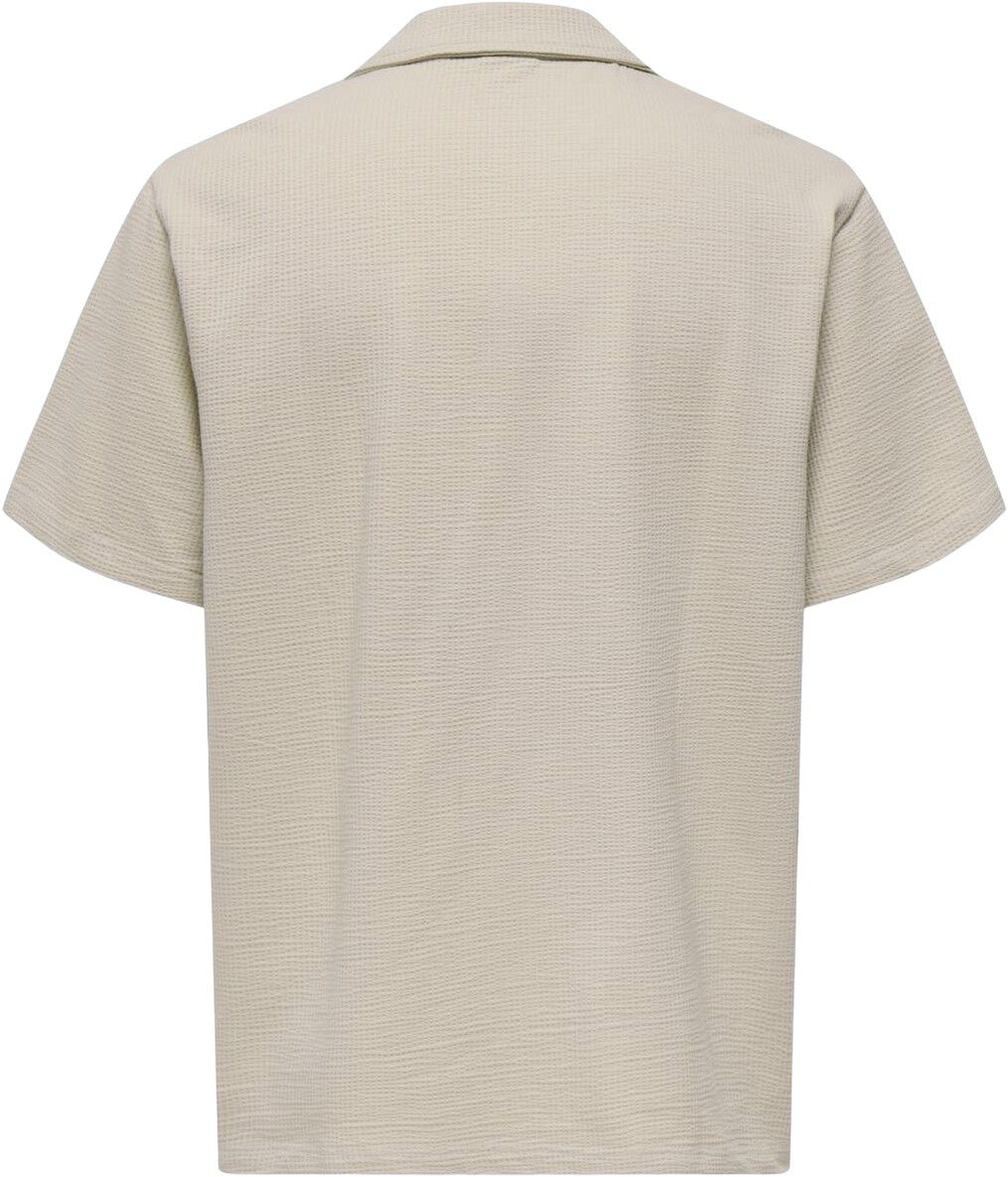 Onskian Life Seersucker Ss Shirt Noos