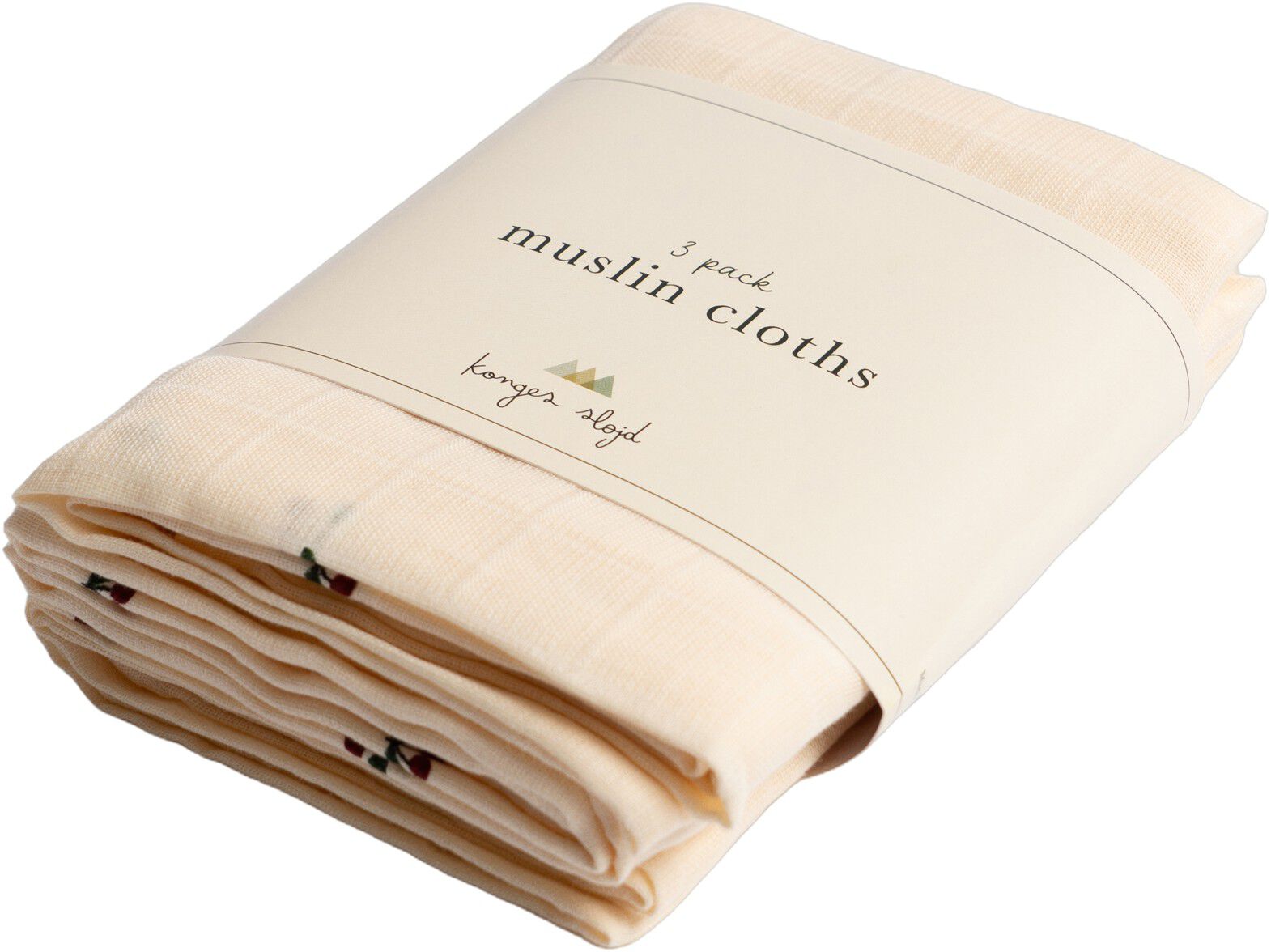 3 PACK MUSLIN CLOTH GOTS