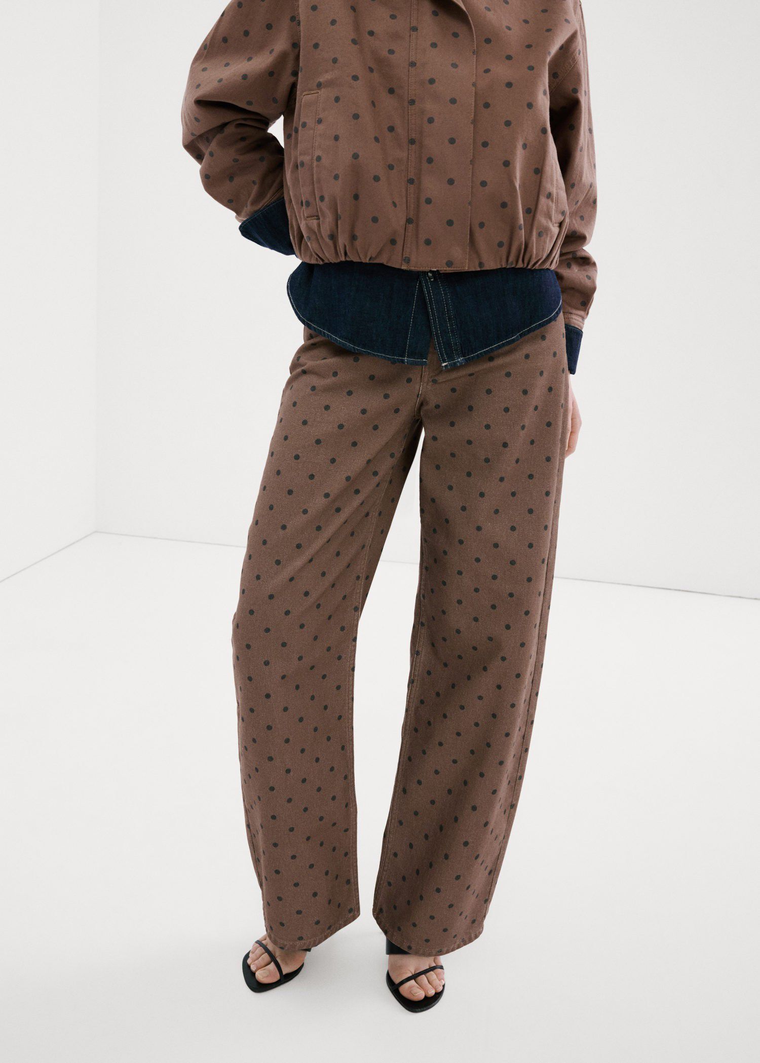 Polka dot balloon jeans