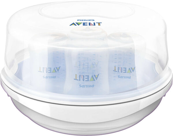 Dampsteriliseringsapparat til mikroovn