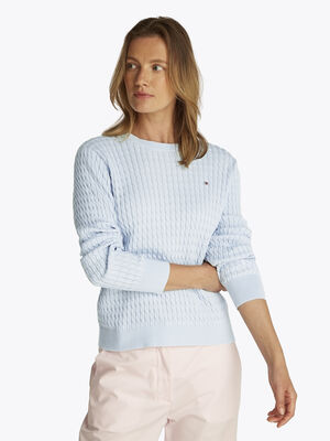 CO CABLE C-NK LS SWEATER