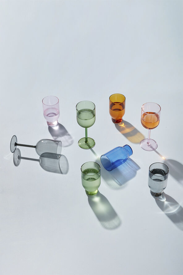 WATER GLASS, 2 PCS, TALL, SMOKE, 65110S