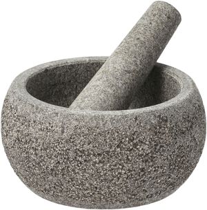 Mortel med stöt Dia. 16 x 8 cm Granit