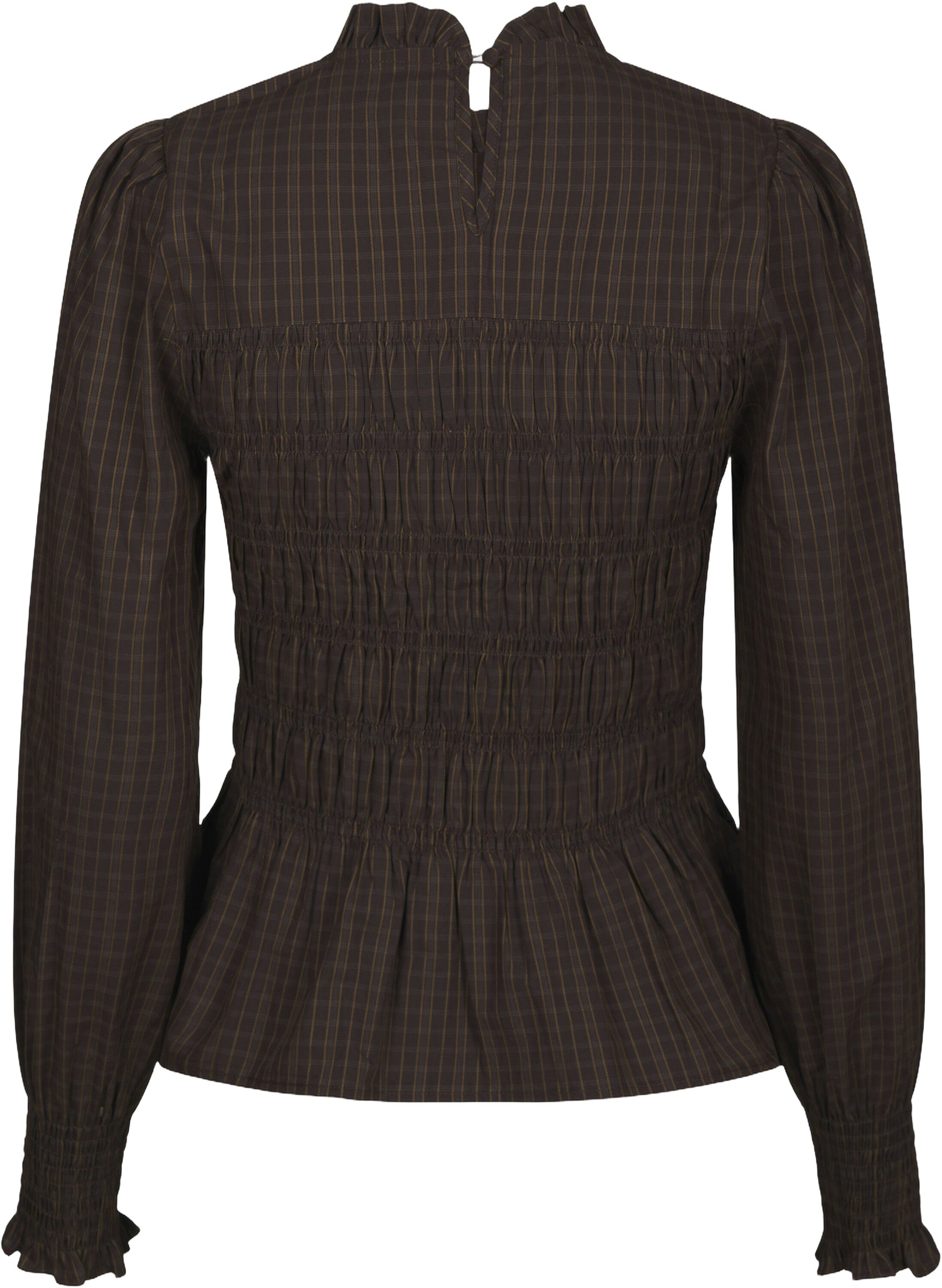 Possa Big Check Blouse