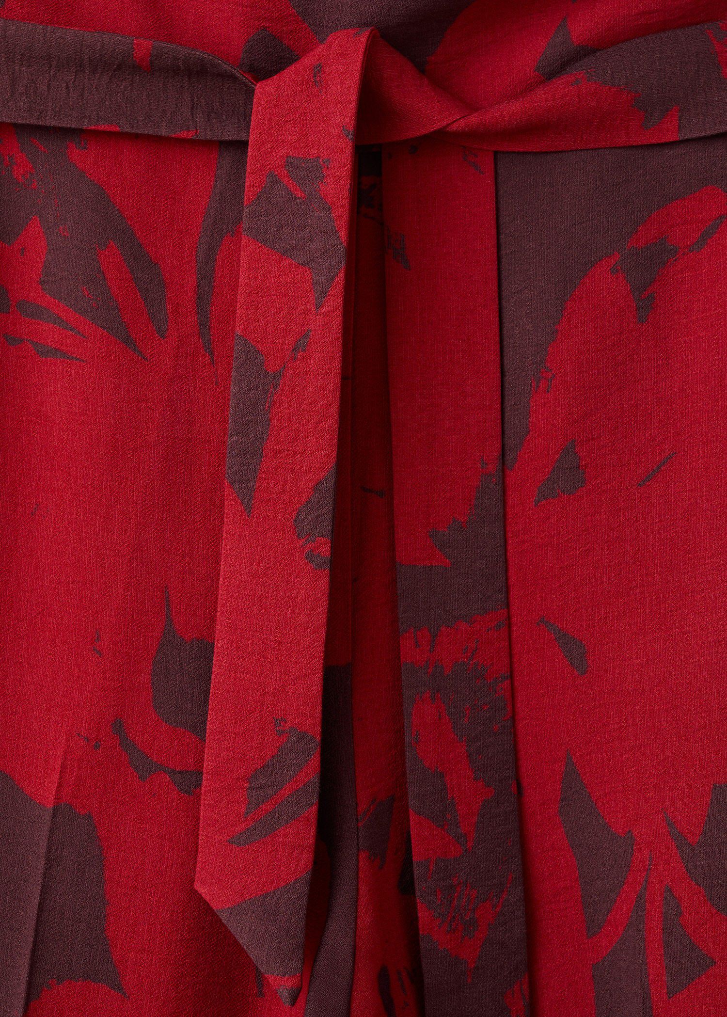 Printed asymmetrical jumpsuit