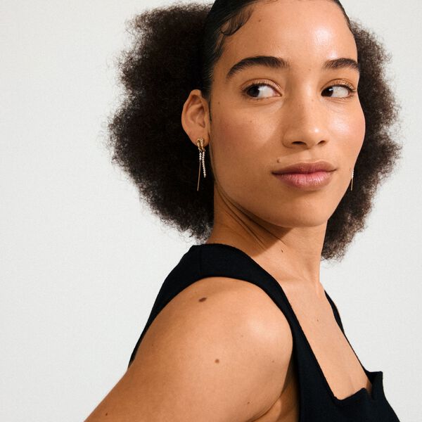 VINCENT earrings gold-plated