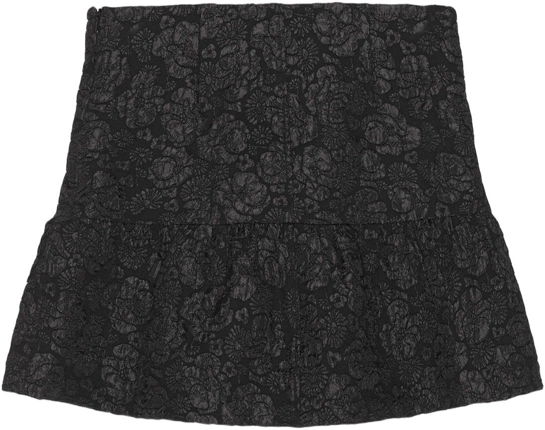 Stretch Jacquard Mini Skirt
