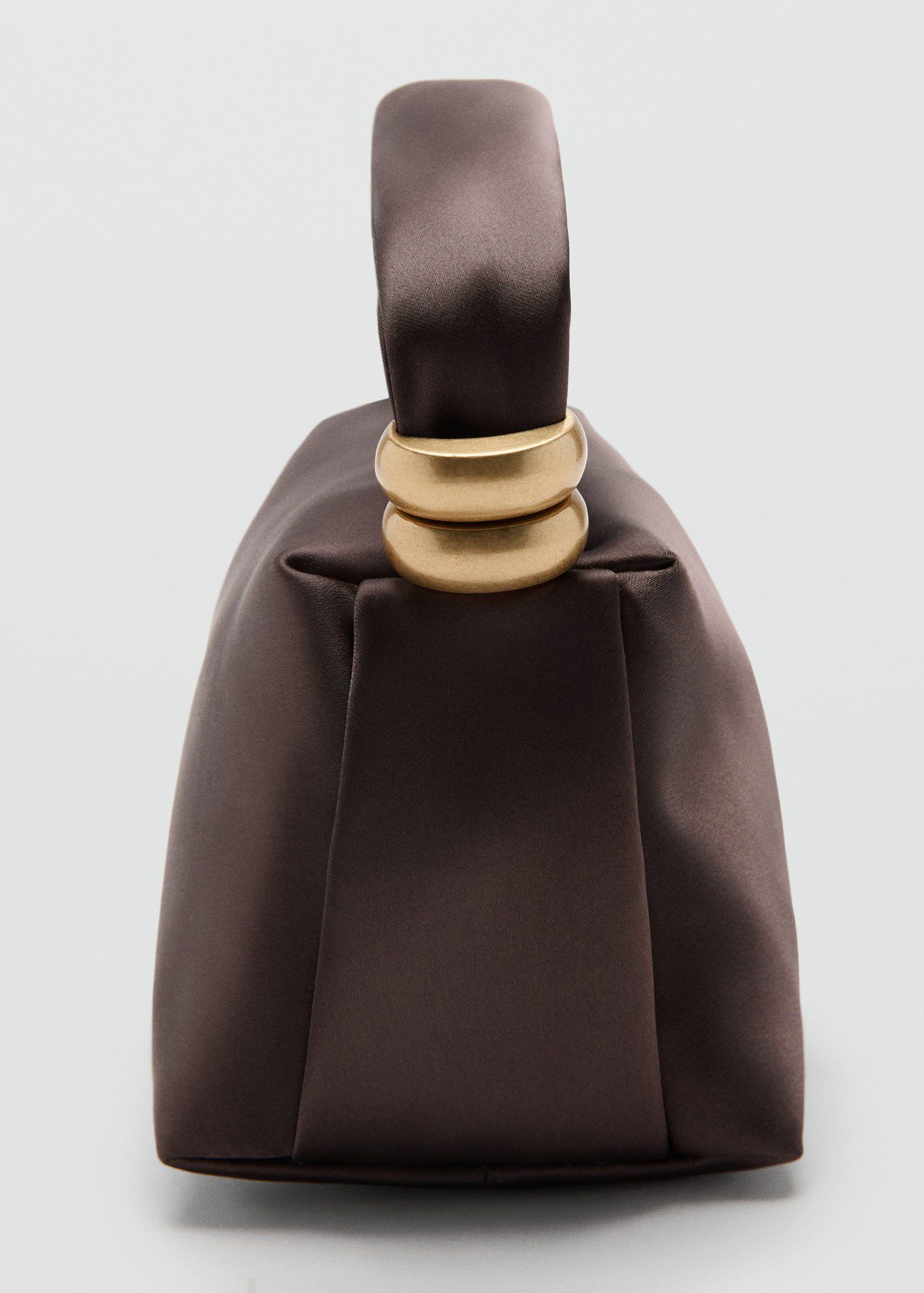 Metallic detail handbag