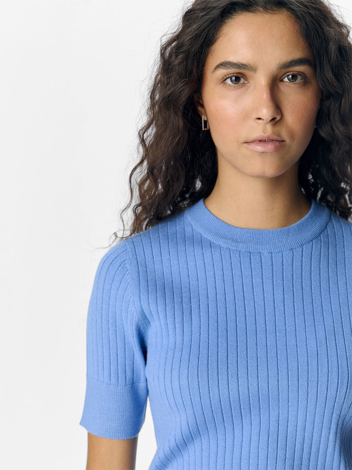 OBJNOELLE S/S KNIT T-SHIRT NOOS