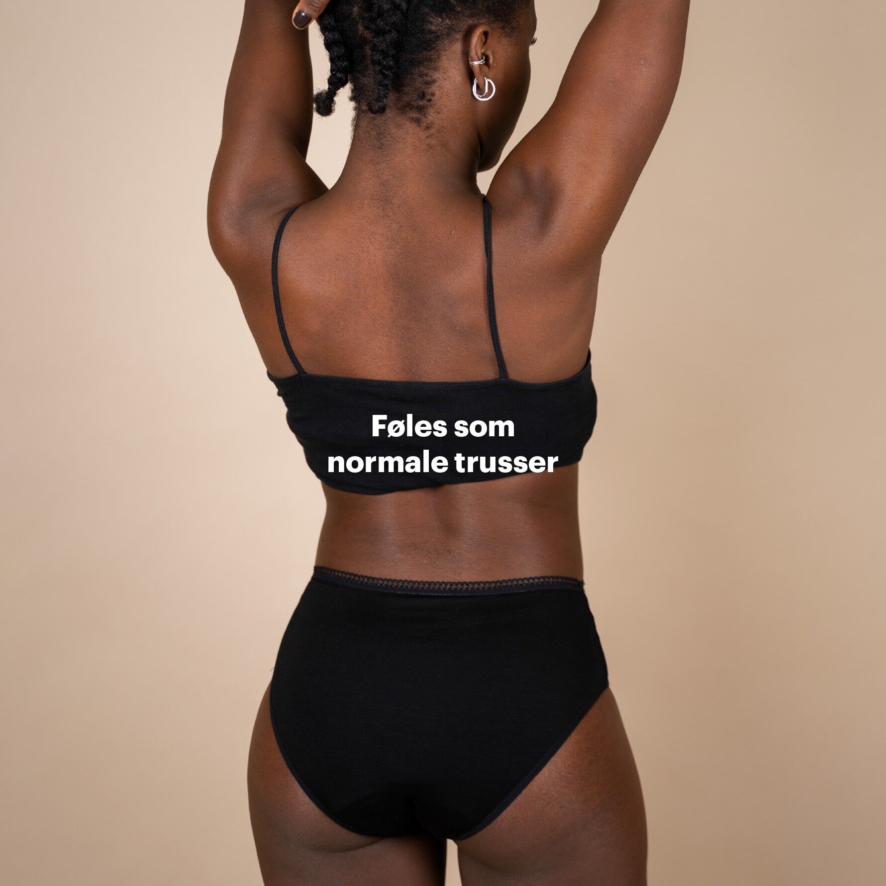 Menstruationstrusser High Waist - Let/Moderat