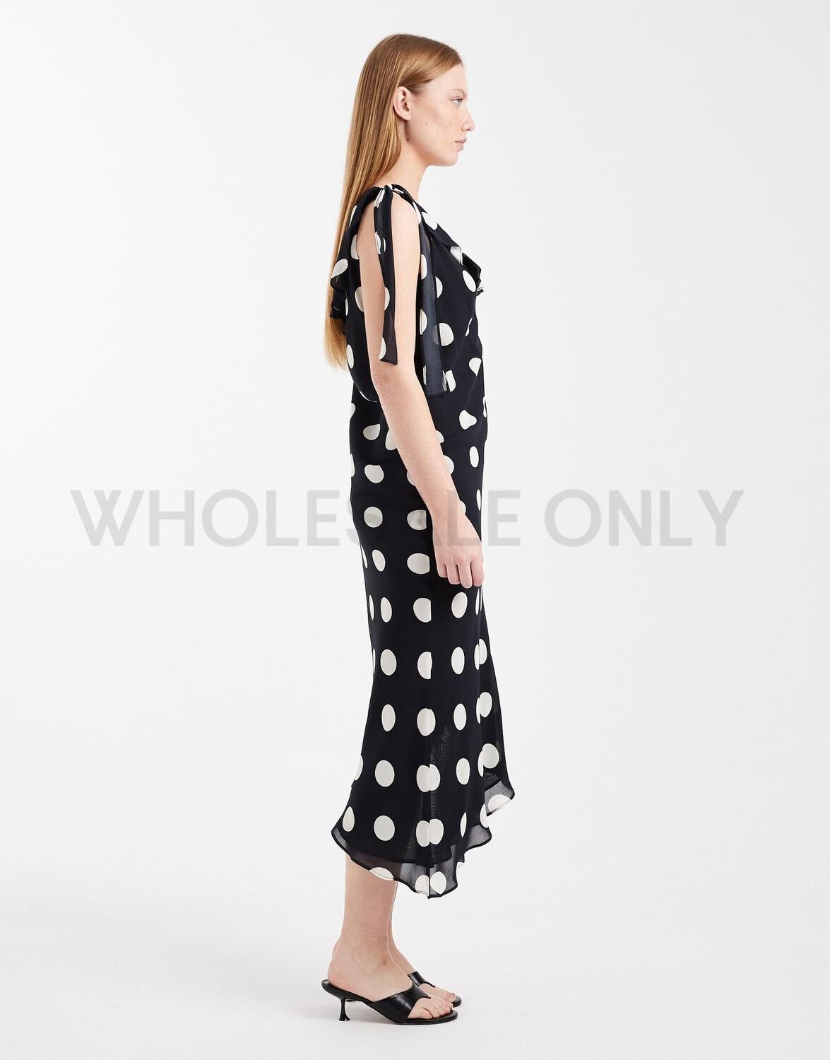 Tsnila Chiffon Tie Maxi Dress Wvn
